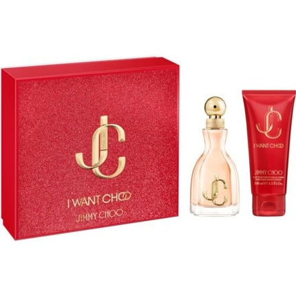 Jimmy Choo I WANT CHOO Eau De Parfum 60ml & 100ml Body Lotion Jimmy Choo