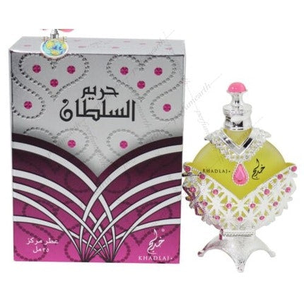 Hareem Sultan Silver par Khadlaj Concentré  Parfum  Oil 35ml/1.4 Unisex Ard Al Zaafaran