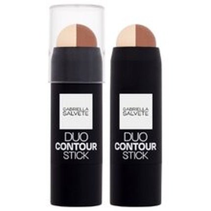 Gabriella Salvete Duo Contour Stick - Kontouring And Highlighting Stick, 76g, Shade 01 - Maison des fragrances
