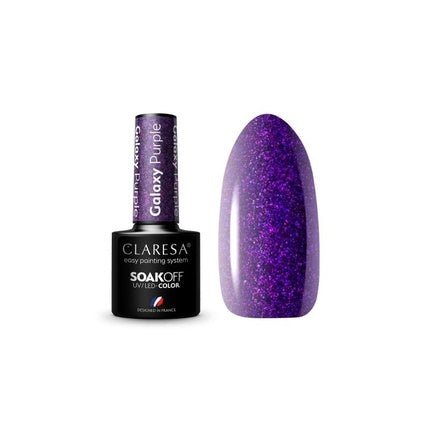 Galaxy Purple UV Nail Polish 5ml Claresa - Maison des fragrances