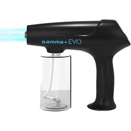 Gamma+ Nano Atomization Evo Nano Mister Spray System Rechargeable USB TYPE - C High Liquid Capacity 340ml 90 Minutes Cordless Running Time For Hair Skin and Surfaces Black - Maison des fragrances