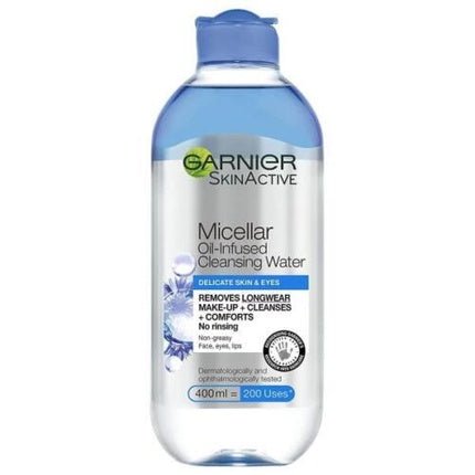 Garnier Skin Active Micellar Oil - Infused Cleansing Water Delicate Skin 400ml - Maison des fragrances