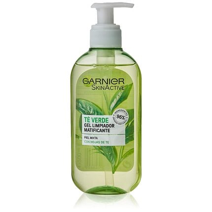Garnier Skinactive Green Tea Leaf Cleansing Gel Combination Skin 200ml - Maison des fragrances