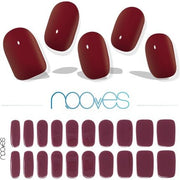 Gel Nail Films Midnight Rain Premium Luxe Solid Red 20 Units - Maison des fragrances