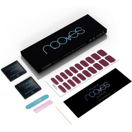 Gel Nail Films Midnight Rain Premium Luxe Solid Red 20 Units - Maison des fragrances