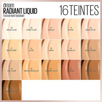 Gemey Maybelline Dream Satin Foundation 43 Amber Beige - Maison des fragrances