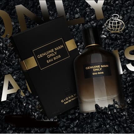 Genuine Man Only Eau Bois Eau de parfum Perfume By Frag World 100ml - Maison des fragrances