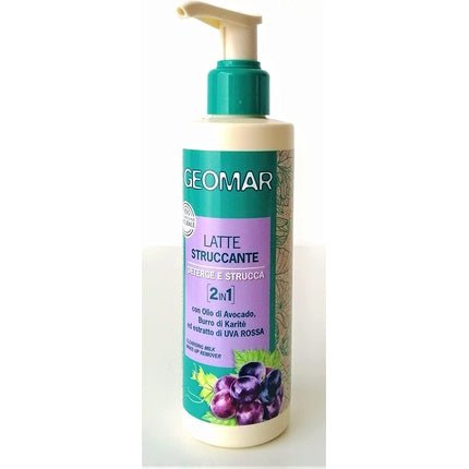 Geomar 2 - in - 1 Makeup Remover and Cleanser with Avocado Oil, Shea Butter, and Red Grape Extract 200ml - Maison des fragrances