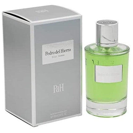 Pedro del Hierro PDH Pour Homme Fragrance for Men Eau de Toilette EDT 3.4oz 100ml Cologne Spray Silver Green Bottle by Tailored Perfumes PH001
