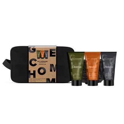 Gift Set Body Care in Cosmetic Bag Mandarin, Bergamot & Rosemary 4 pcs - Maison des fragrances