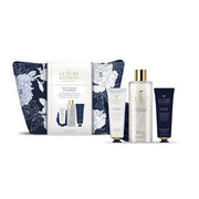 Gift Set Body Care in Cosmetic Pouch Peony, Peach & Raspberry 4 pcs - Maison des fragrances