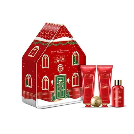 Gift Set Body Care in Tin Fig & Cranberry 4 pcs - Maison des fragrances