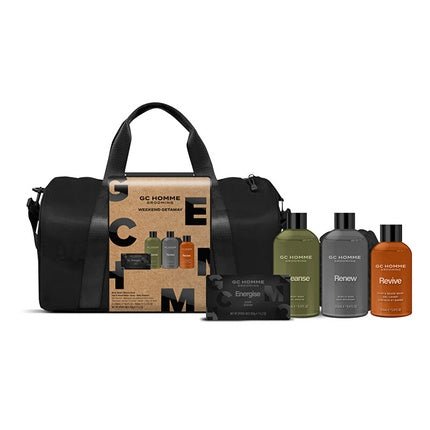 Gift Set Body Care in Travel Bag Mandarin, Bergamot & Rosemary 5 pcs - Maison des fragrances