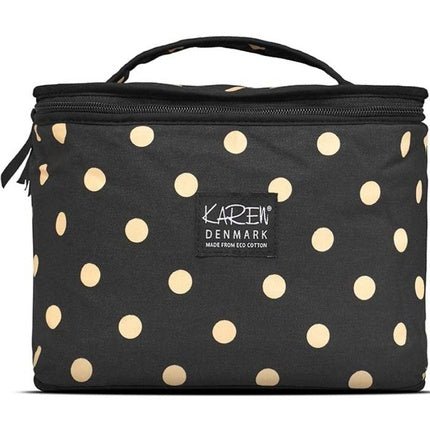 Gillian Jones Beauty Box Eco Cotton - Black With Beige Dots - Maison des fragrances