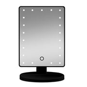 Gillian Jones Makeup Mirror With Heart Led Light And Touch Function - Black - Maison des fragrances
