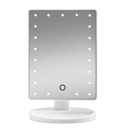 Gillian Jones Makeup Mirror With Heart Led Light Touch Function White - Maison des fragrances