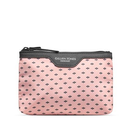 Gillian Jones Makeup Purse - Rose With Black Print - Maison des fragrances