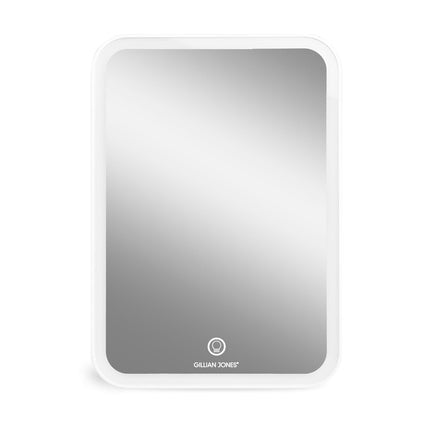 Gillian Jones Tablet Mirror With Led And Usb - C Charging - White - Maison des fragrances