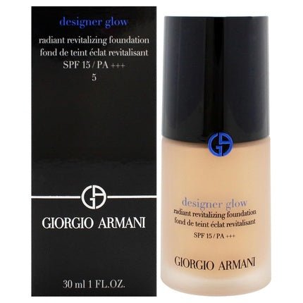 Giorgio Armani Designer Glow Radiant Revitalizing Foundation SPF 15 PA Plus 1 oz - Maison des fragrances