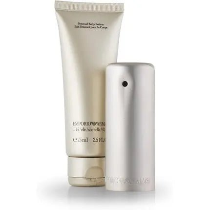 Giorgio Armani Emporio Lei Plus - Eau De Toilette and Body Lotion Set Femme 75ml - Maison des fragrances