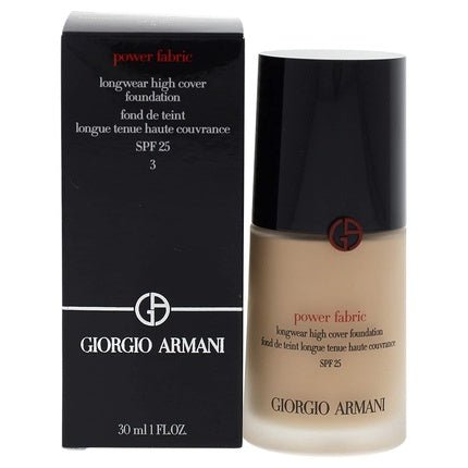 Giorgio Armani Power Fabric Foundation 3 Fair Rosy 30ml - Maison des fragrances