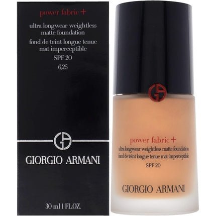 Giorgio Armani Power Fabric Plus Longwear Weightless Matte Foundation SPF 20 1oz - Maison des fragrances