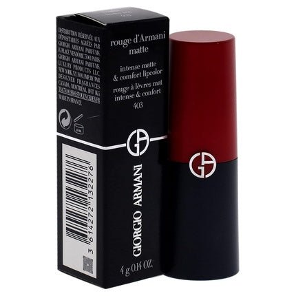 Giorgio Armani Rouge D Armani Matte Lipstick 403 Lucky Red Women Lipstick 0.14 oz - Maison des fragrances