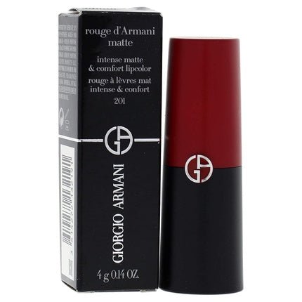 Giorgio Armani Rouge DArmani Matte Lipcolor 201 Nightberry Women Lipstick 0.14 oz - Maison des fragrances