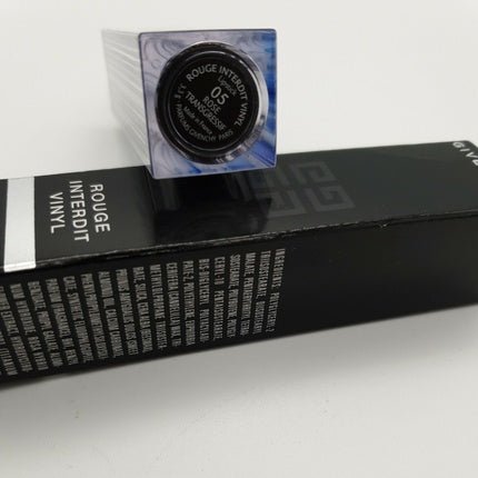 Givenchy Red Forbidden Vinyl Extreme Shine Lipstick 05 Pink Transgressive 3.3g - Maison des fragrances
