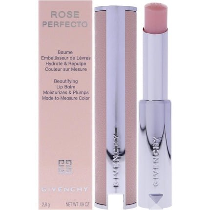 Givenchy Rose Perfecto Plumping Lip Balm N001 Pink Irresistible for Women 0.09 oz - Maison des fragrances