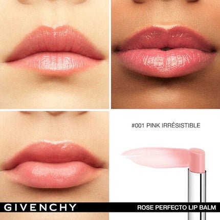 GIVENCHYLadies Rose Perfecto Beautifying Lip Balm 0.09 oz  110 Milky Nude Makeup 2.8g - Maison des fragrances