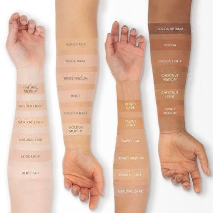 Glo Skin Beauty Pressed Base Powder Foundation Makeup Golden Dark - Flawless Coverage for a Radiant Natural Second - Skin Finish - Maison des fragrances