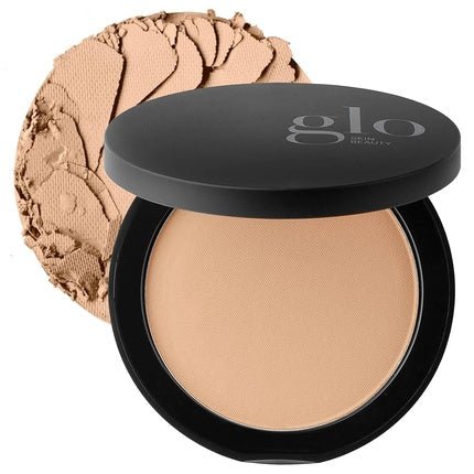Glo Skin Beauty Pressed Base Powder Foundation Makeup Honey Light - Flawless Coverage for a Radiant Natural Second - Skin Finish - Maison des fragrances