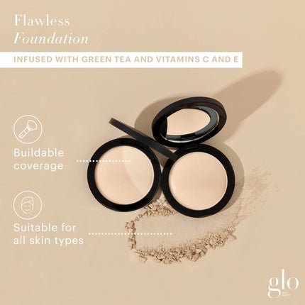 Glo Skin Beauty Pressed Base Powder Foundation Makeup Natural Fair - Maison des fragrances