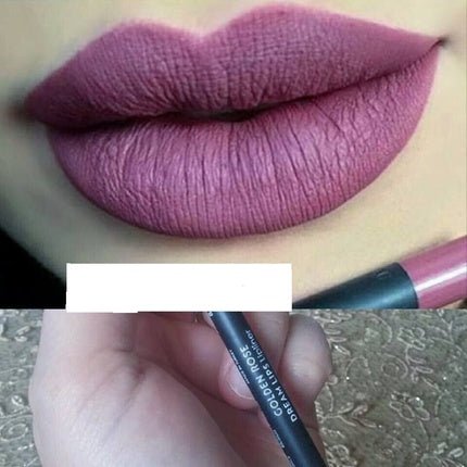 Golden Pink Dream Lips Lipliner Lip Pencil 520 Matte Purple No Transfer - Maison des fragrances