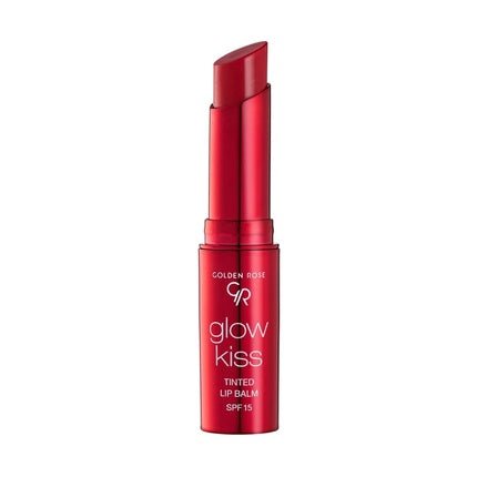 Golden Rose Cosmetics Glow Kiss Tinted Lip Balm with SPF15 Vegan Formula Strawberry - Maison des fragrances