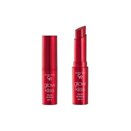 Golden Rose Cosmetics Glow Kiss Tinted Lip Balm with SPF15 Vegan Formula Strawberry - Maison des fragrances