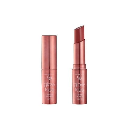 Golden Rose Cosmetics Glow Kiss Tinted Lip Balm with SPF15 Vegan Formula Vanilla Latte - Maison des fragrances