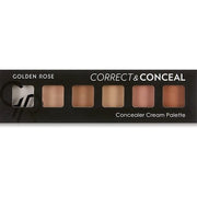 Golden Rose Cream Concealer Makeup Palette 6 Colors - Maison des fragrances