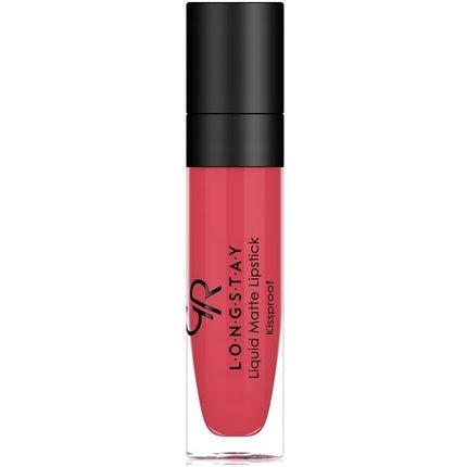 Golden Rose Creamy LONGSTAY Liquid MATTE Lipstick with Vitamin E and Avocado Oil KISSPROOF Moisturizer FULL COVERAGE 5.5ml Pink 32 - Maison des fragrances