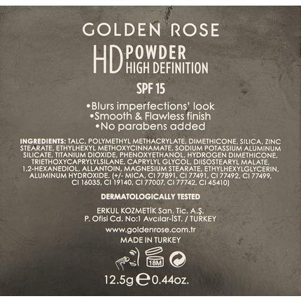 Golden Rose HD Powder Nude Beige 7g - Maison des fragrances