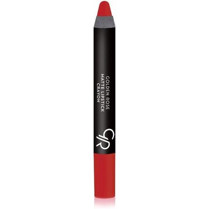 Golden Rose Matte Lipstick Crayon 07 Fire Brick Red II - Maison des fragrances