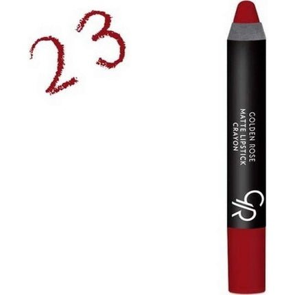 GOLDEN ROSE Matte Lipstick Crayon 23 - Maison des fragrances