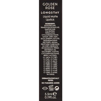 Golden Rose Matte Liquid Lipstick 16 - Maison des fragrances