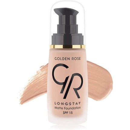 Golden Rose Matte Long Wear Oil Free Foundation with SPF 15 04 Warm Nude - Maison des fragrances