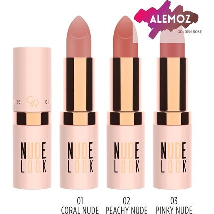 Golden Rose Nude Look Perfect Matte Lipstick 03 Pinky Nude - Maison des fragrances