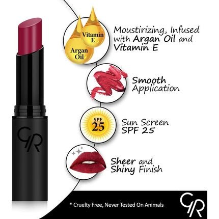 Golden Rose Sheer Shine Lipstick 31 - Maison des fragrances
