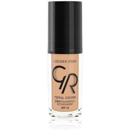 Golden Rose Total Cover 2 in 1 SPF15 Foundation & Concealer 04 Beige - Maison des fragrances