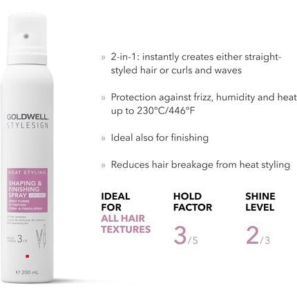 Goldwell StyleSign Shaping and Finishing Spray 200ml - Maison des fragrances