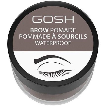 Gosh Brow Waterproof Pomade in Grey Brown Shade 002 - Maison des fragrances